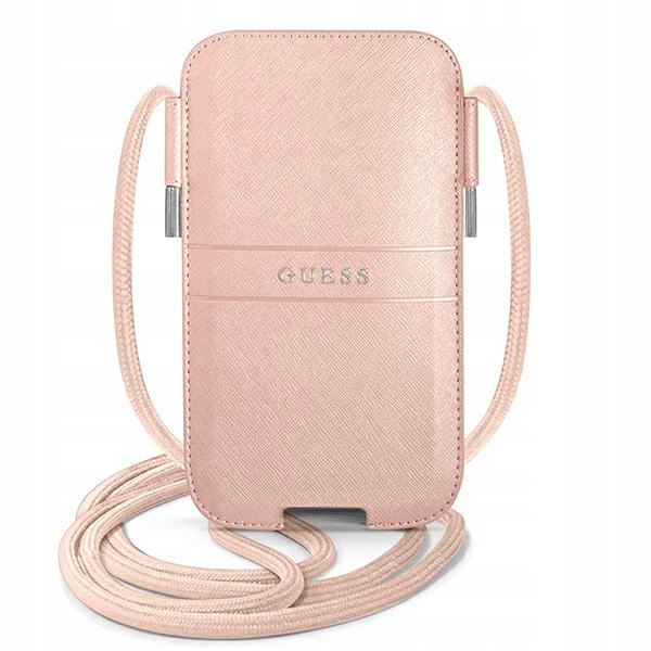 Guess Torebka Guphlpsasbpi 6,7" różowy/pink Saffiano Strap