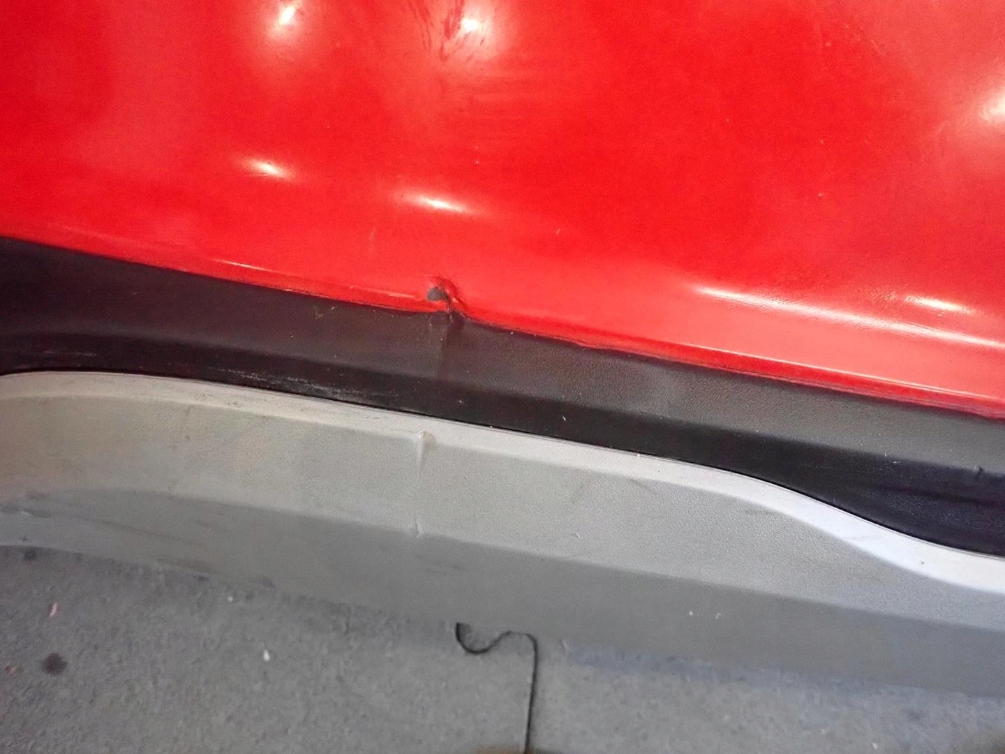 bumper rear part rear FORD FIESTA MK8 2017- ACTIVE