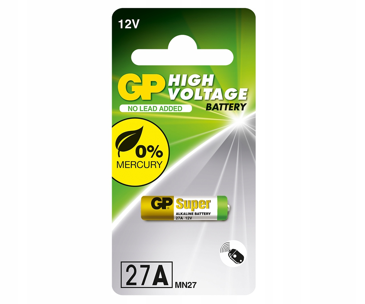 

1x Bateria alkaliczna Gp 27AF 12V MN27 pilot