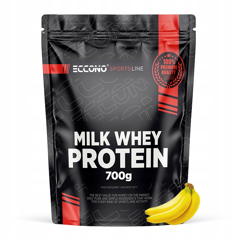 Eccono Milk Whey Protein 700 g Bílkoviny Na Noc Kasein Wpc Glycin Glutamin B