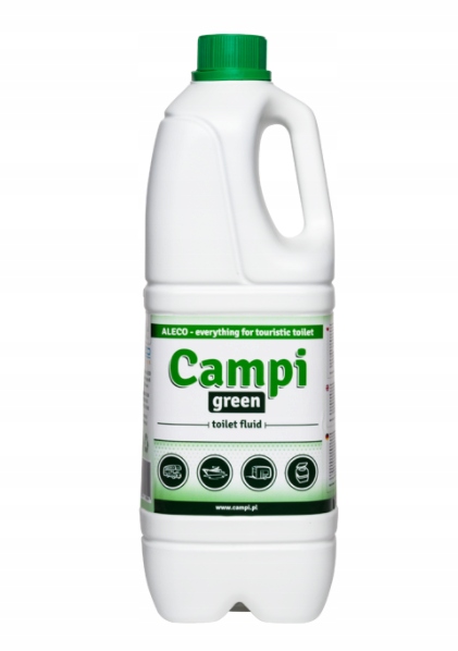 ZESTAW PŁYN DO TOALET CAMPI GREEN 2L + papier 8 rolek BeGreen rozpuszczalny EAN (GTIN) 05907724590044