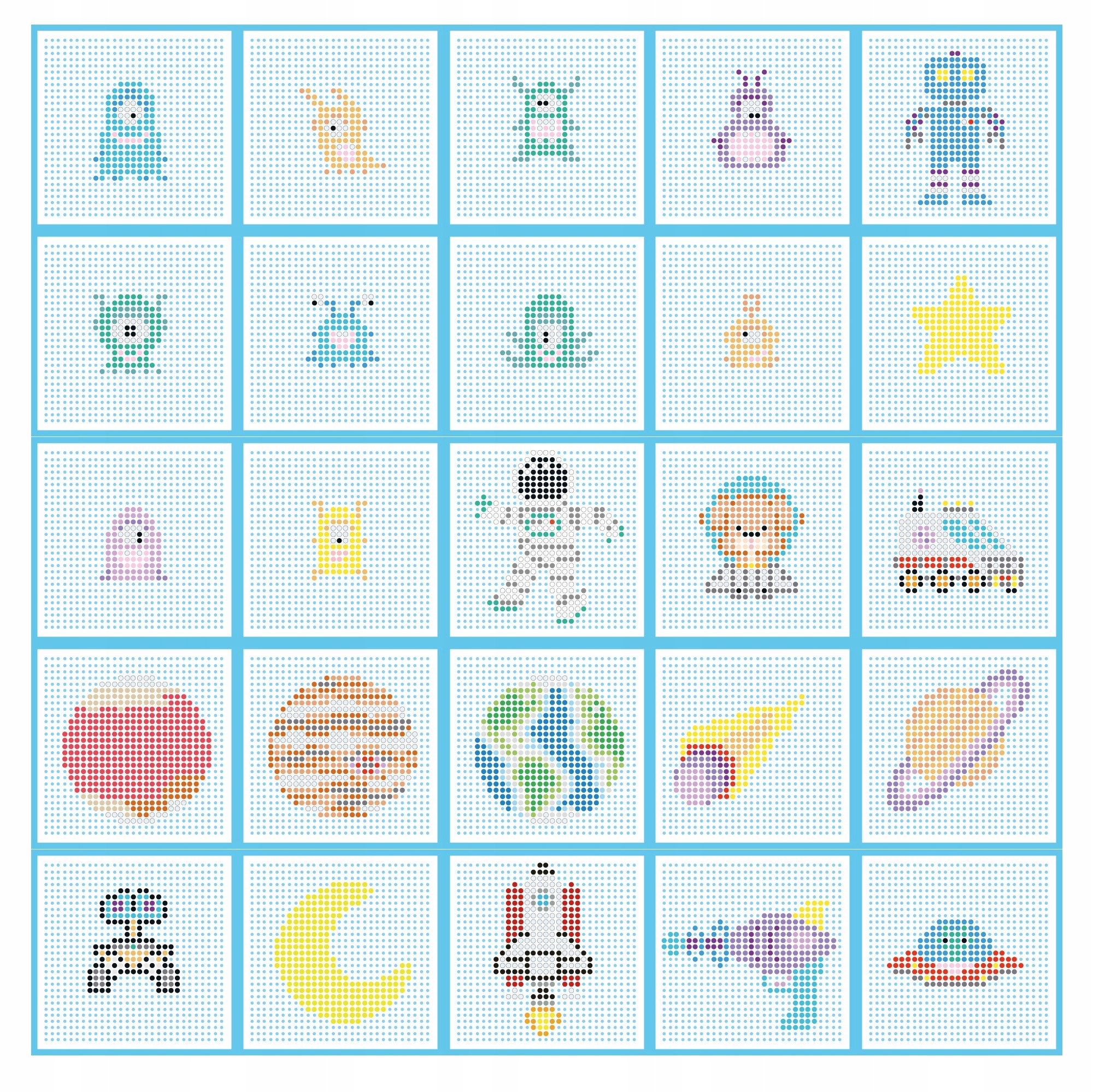 Koraliki do prasowania Kosmiczny ZESTAW DLA CHŁOPCÓW 6000ele Wzory Szablony Kod producenta 5902176711993