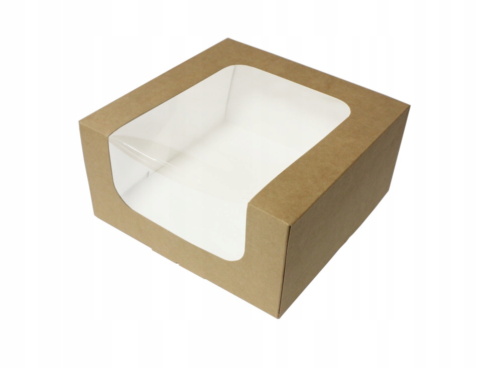 

Opakowanie 18x18x9 cm Kraft z oknem