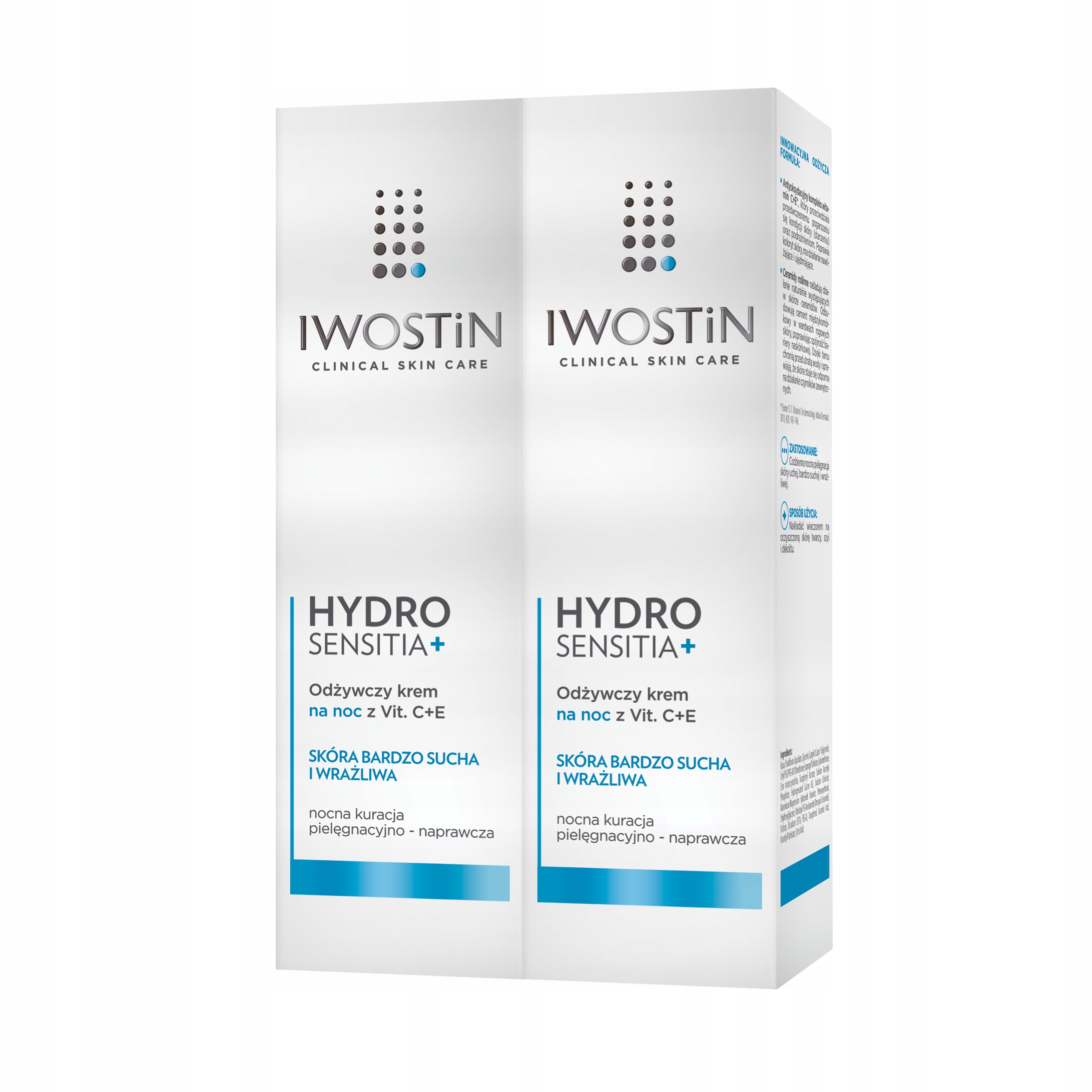

Iwostin Hydro Sensitia Krem Odżywczy Na Noc x2