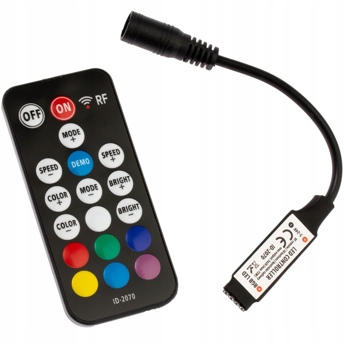 

Sterownik Rgb Led radiowy 72W 6A Pilot Rf