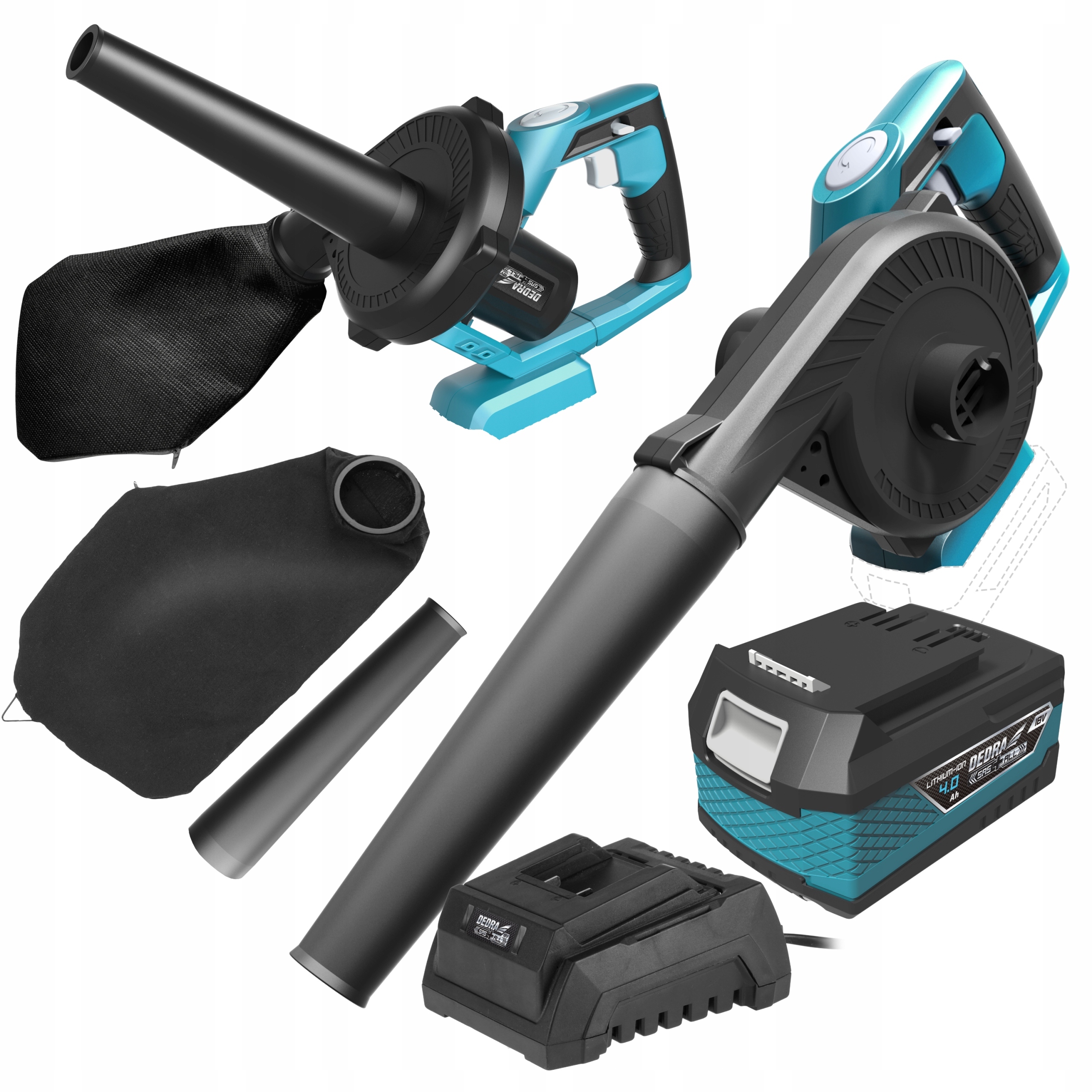 DEDRA DMUCHAWA ODKURZACZ AKUMULATOROWY 18V + 4Ah