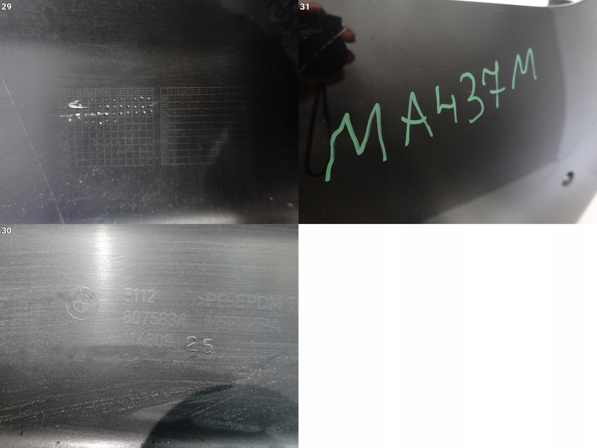BMW 4 G22 G23 m-packet MSP MPA 20- bumper BUMPER SPOILER rear part (6xPDC)