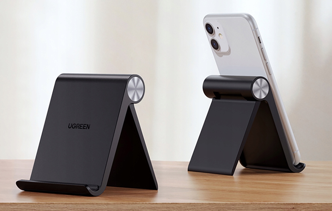 UGREEN BIURKOWY STOJAK NA TELEFON PODSTAWKA Kolor czarny
