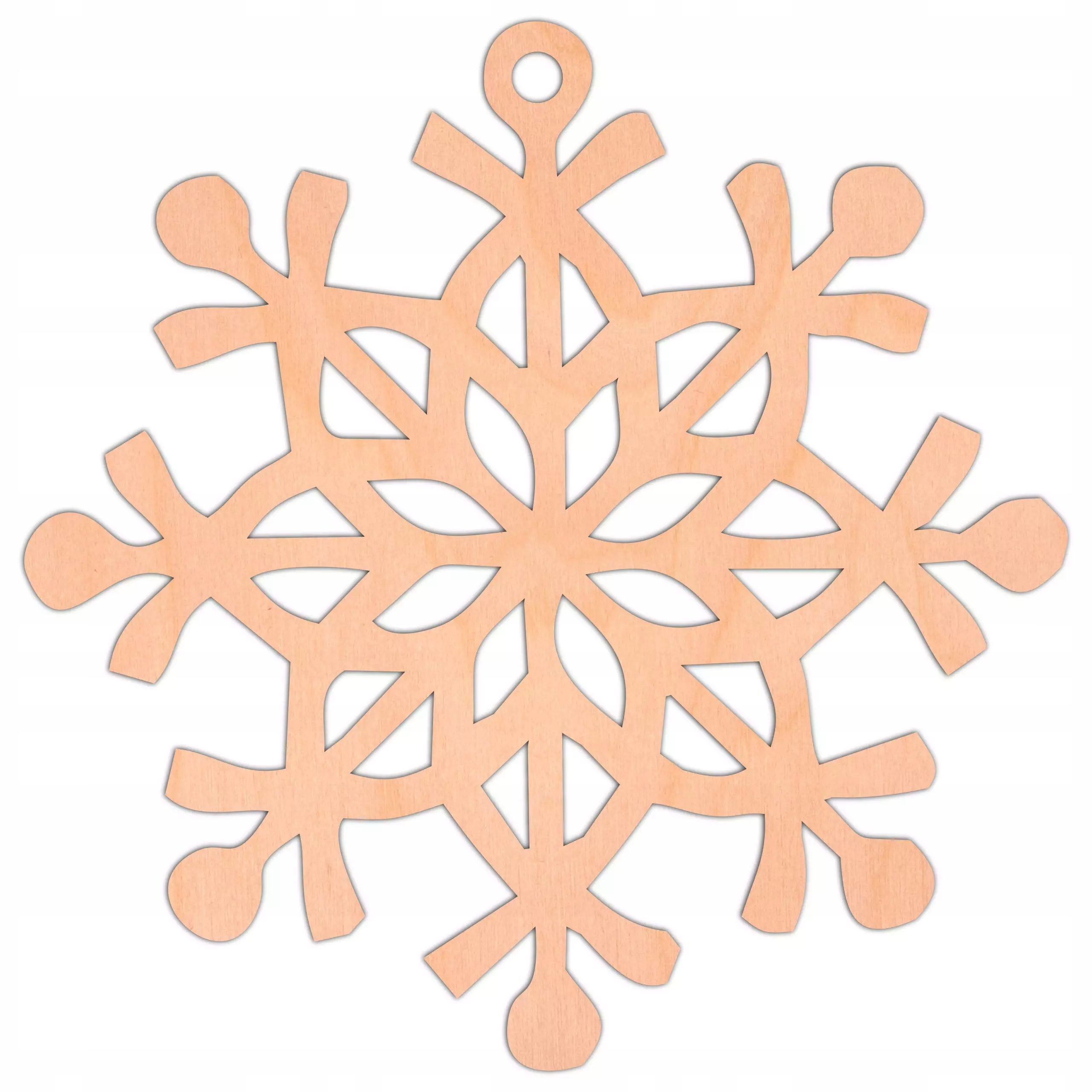 

Śnieżynka zawieszka 5,5x5cm 1szt Boże Narodzenie