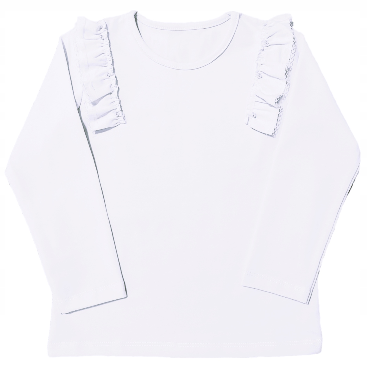 Elegancka BIAŁA bluzka dla DZIEWCZYNKI AIPI 140 PL