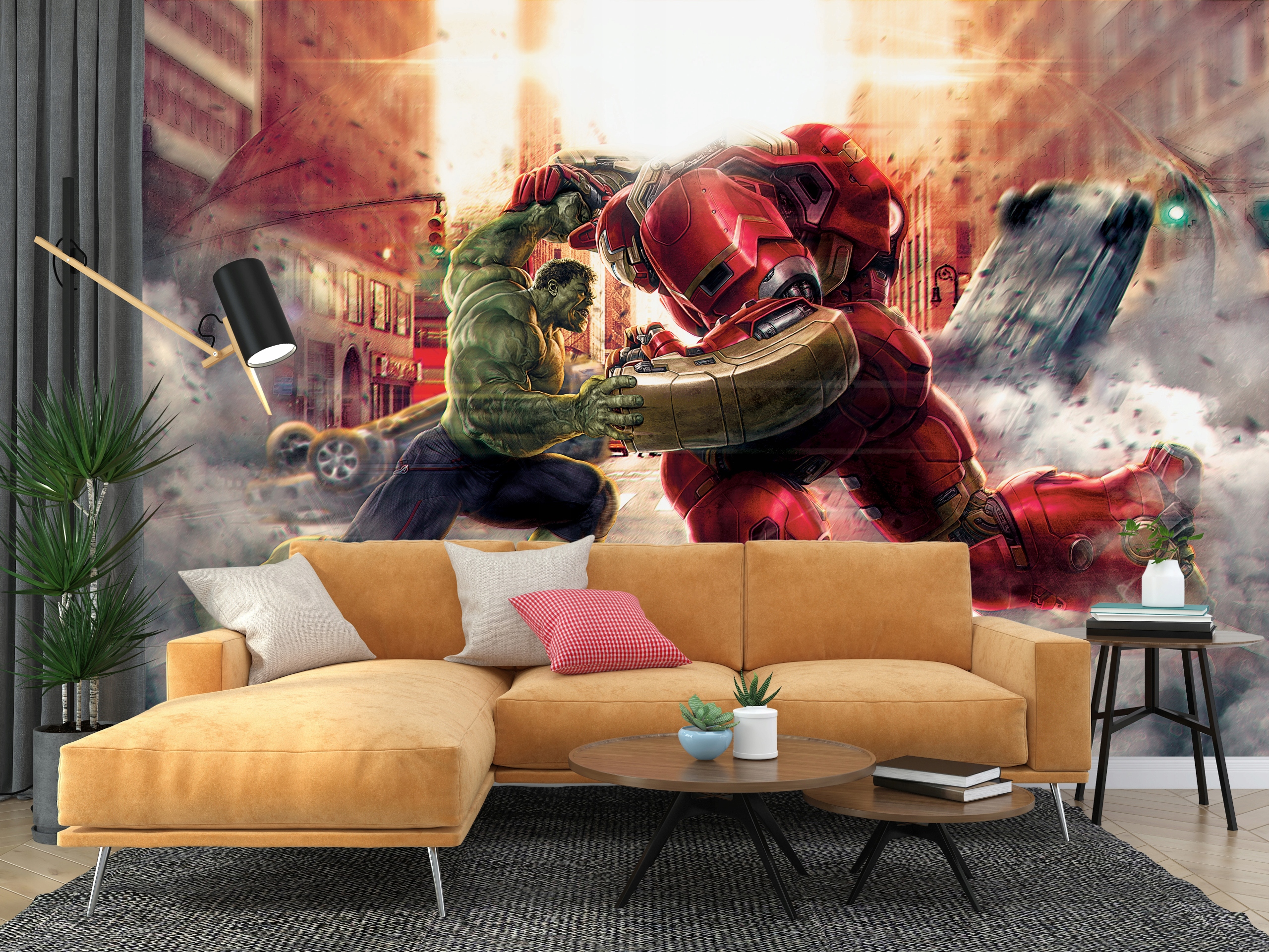 Fototapeta Winylowa Marvel Hulk pokój młodzieżowy