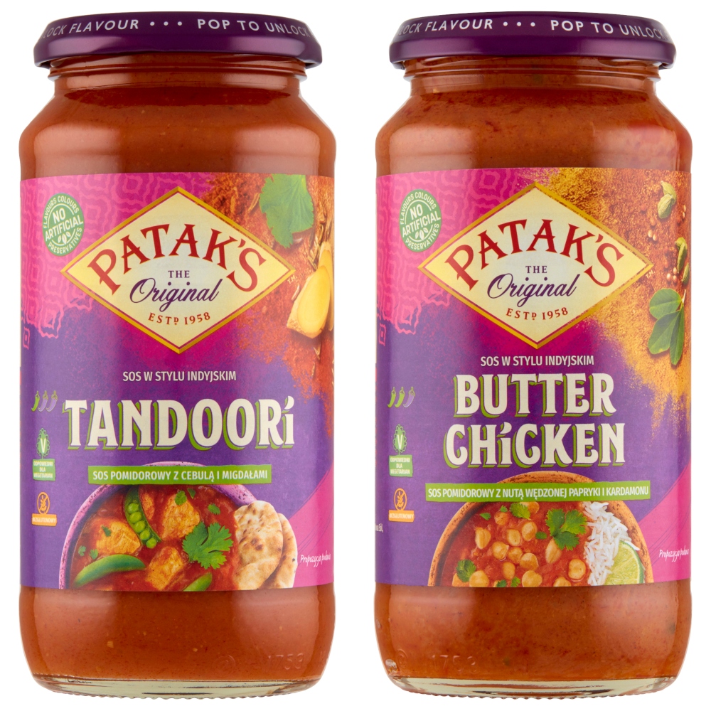 

Patak's Sos do dań kuchni indyjskiej z kurczaka x2