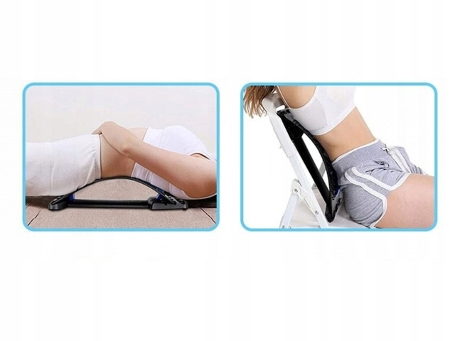 MASAŻER DO PLECÓW PRZYRZĄD DO MASAŻU ROZCIĄGANIA KRĘGOSŁUPA KARKU RAMION Marka inna