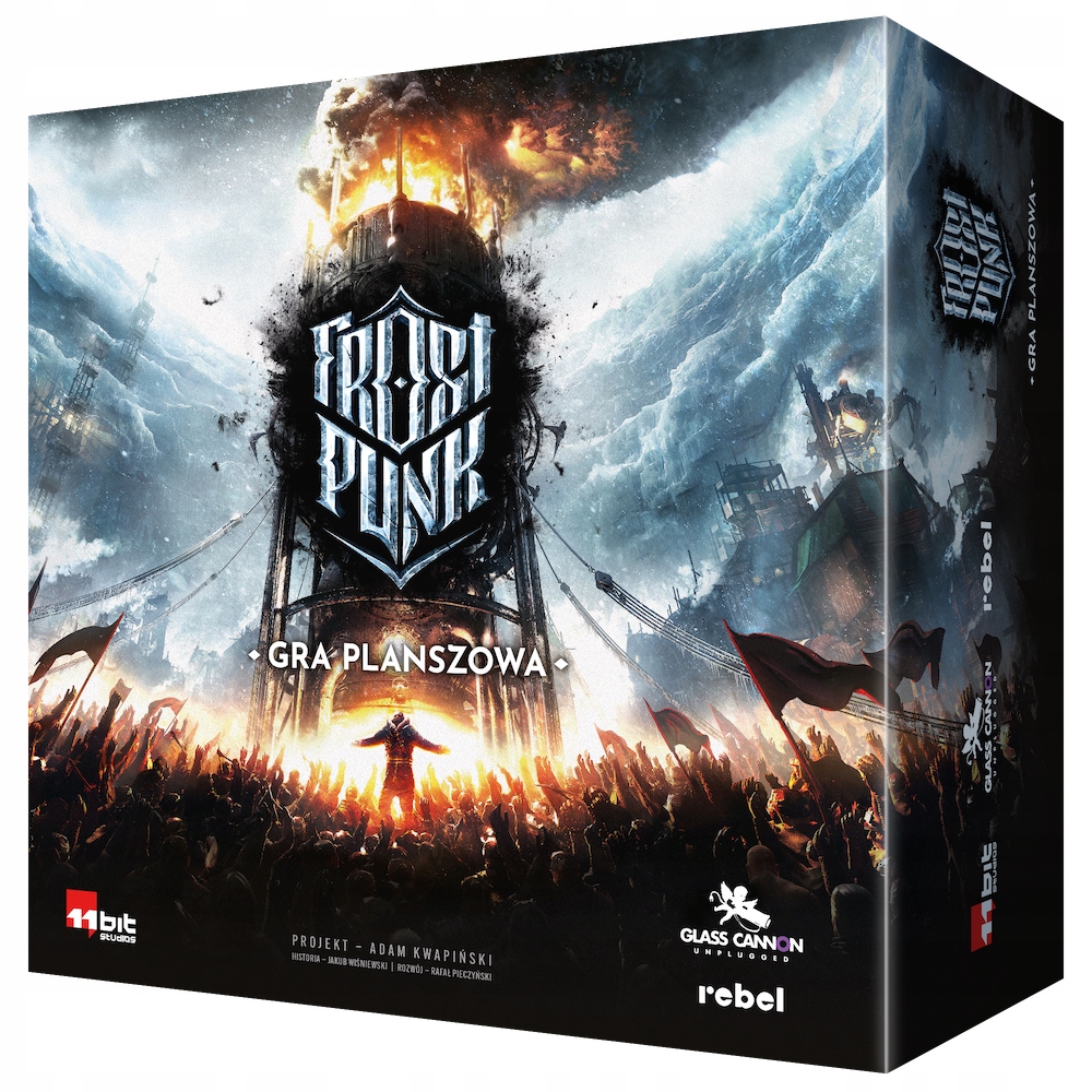 Frostpunk gra planszowa Wielka strategiczna fantasy postapo Rebel 18+