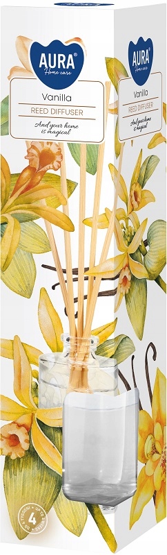 Odświeżacz DYFUZOR ZAPACHOWY Bispol dz45 Aura WANILIA 45 ml