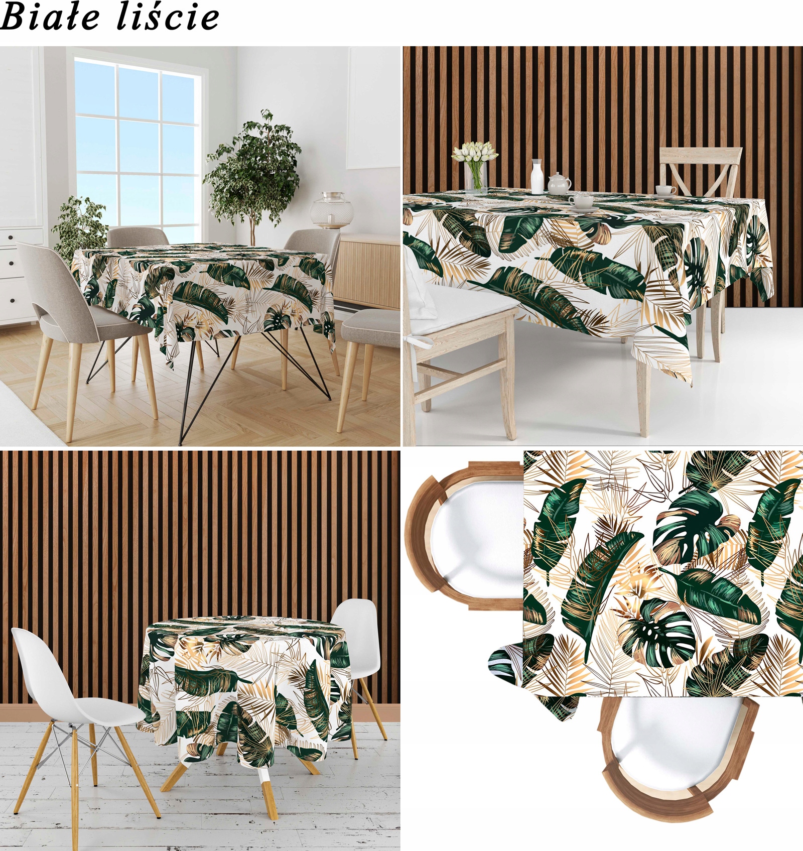 OBRUS PLAMOODPORNY NA WYMIAR - PROSTOKĄT KOŁO OWAL CHABROWY BUKIET Marka 123Obrusy