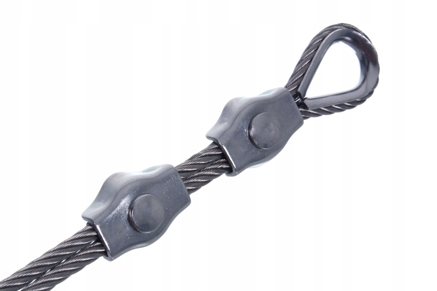Zacisk do lin siodełkowy pojedynczy nierdzewny 3mm Marka Inox