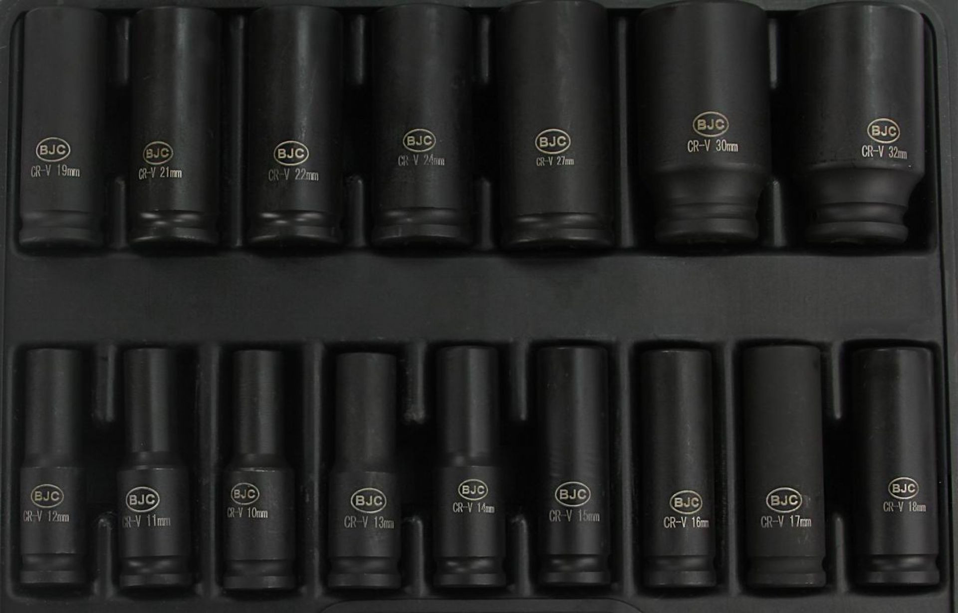 Ударные торцевые ключи 1/2 колпачки длинные 10-32 мм