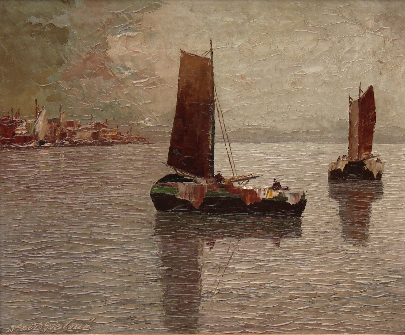 Pejzaż morski - Arnold Grabone