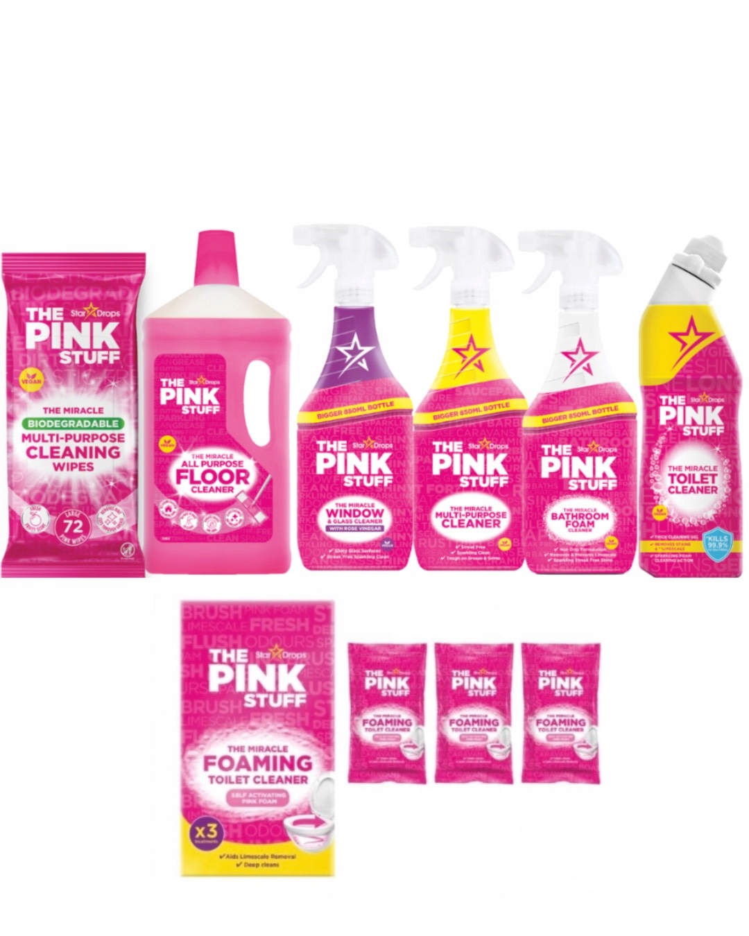 The Pink Stuff je kompletní sada pro úklid celého domu z Velké Británie