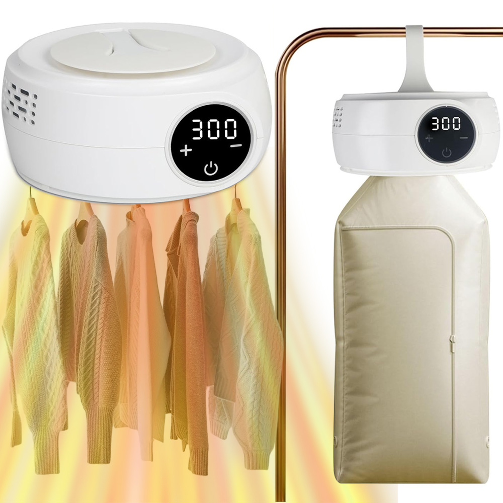 Levně Elektrická Sušák Na Prádlo O Výkonu 600 W S Nízkou Hlasitostí Provozu S Časovačem