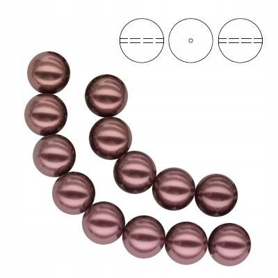 5810 MM 8 Swarovski Burgundy Pearl (burprl)