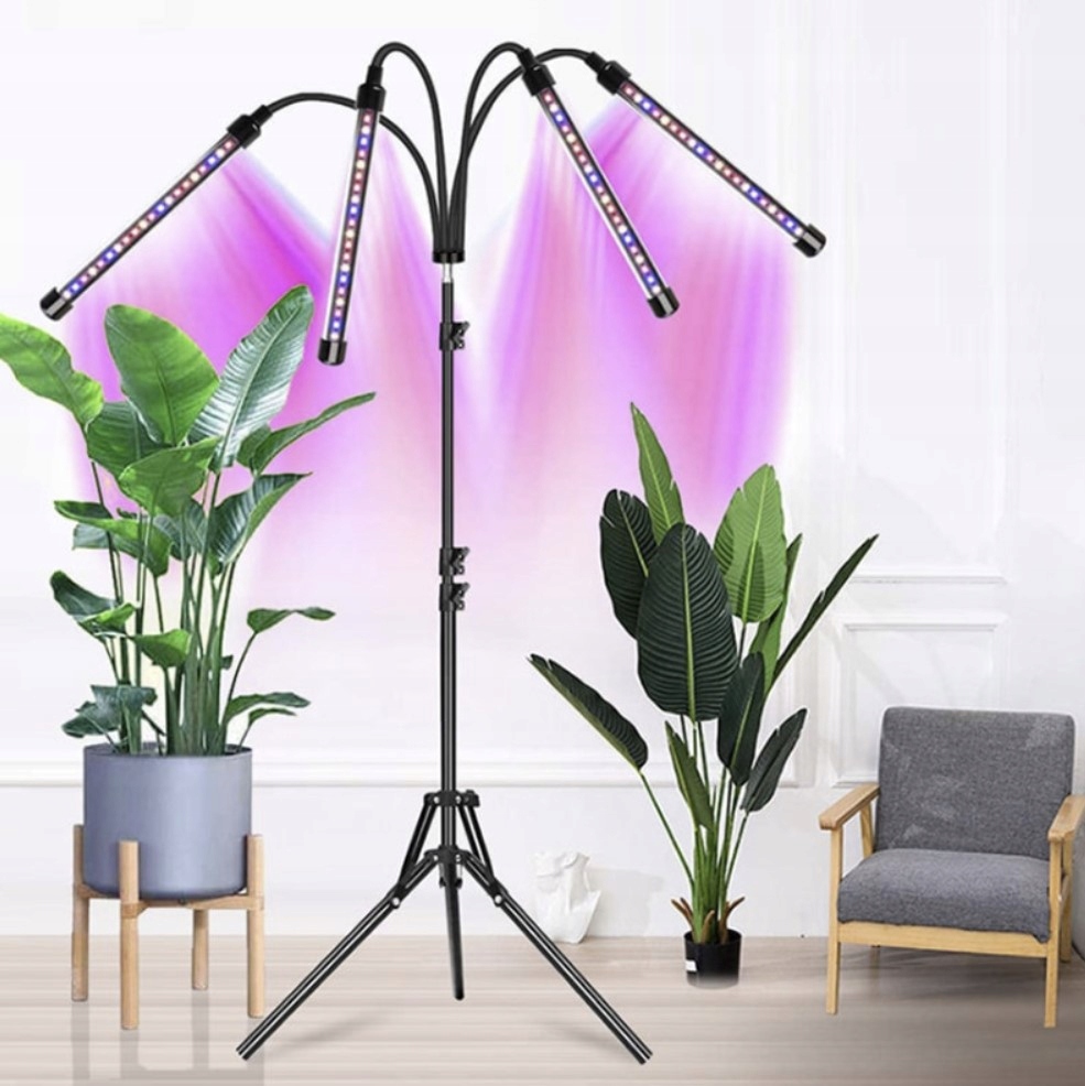 Lampa do Roślin LED Uprawy Wzrostu Panel x 4 Timer dla Doświetlania + Pilot Typ oświetlenia GROW