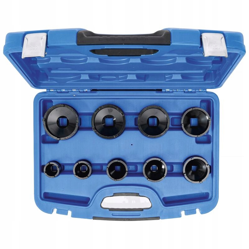 Sada kľúčov na drážkové matice vonkajšie zuby KM4-KM12 9 ks Bgs 8337