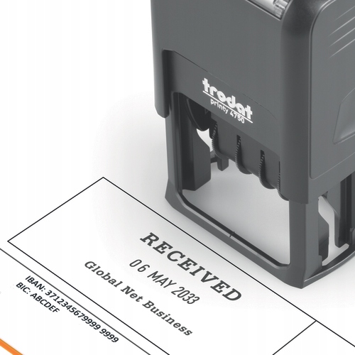 Datownik Trodat 4750 POL 4 mm Format daty cyfrowy polski