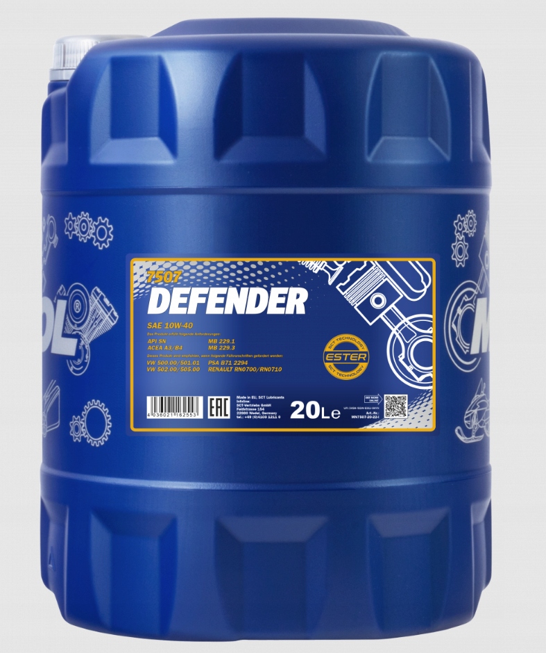 

Olej Mannol 7507 Defender 10W40 20L