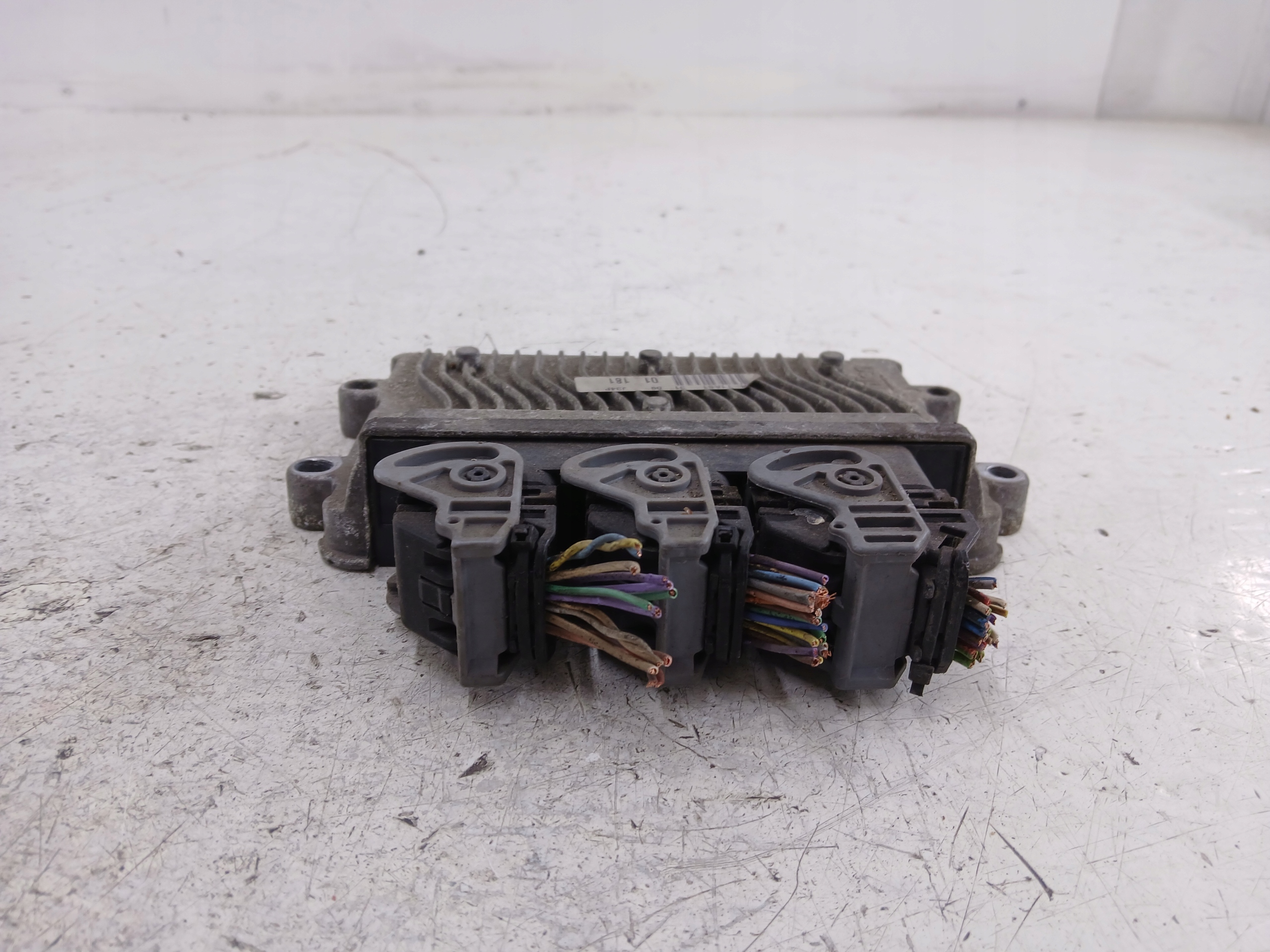 PEUGEOT 206 1.4 control unit of the engine 9663717680