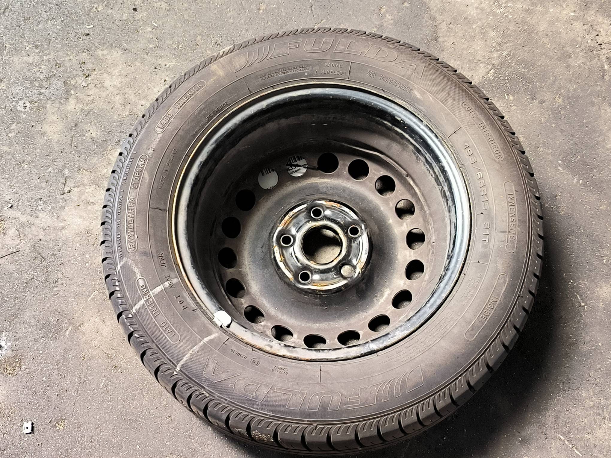 wheel spare 15'' SKODA OCTAVIA II LIFT