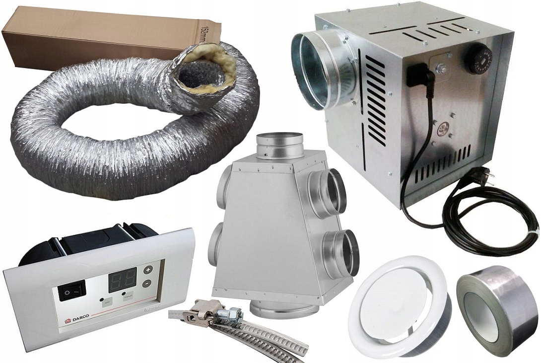 

Zestaw do Dgp kominek Turbina Regulator Darco