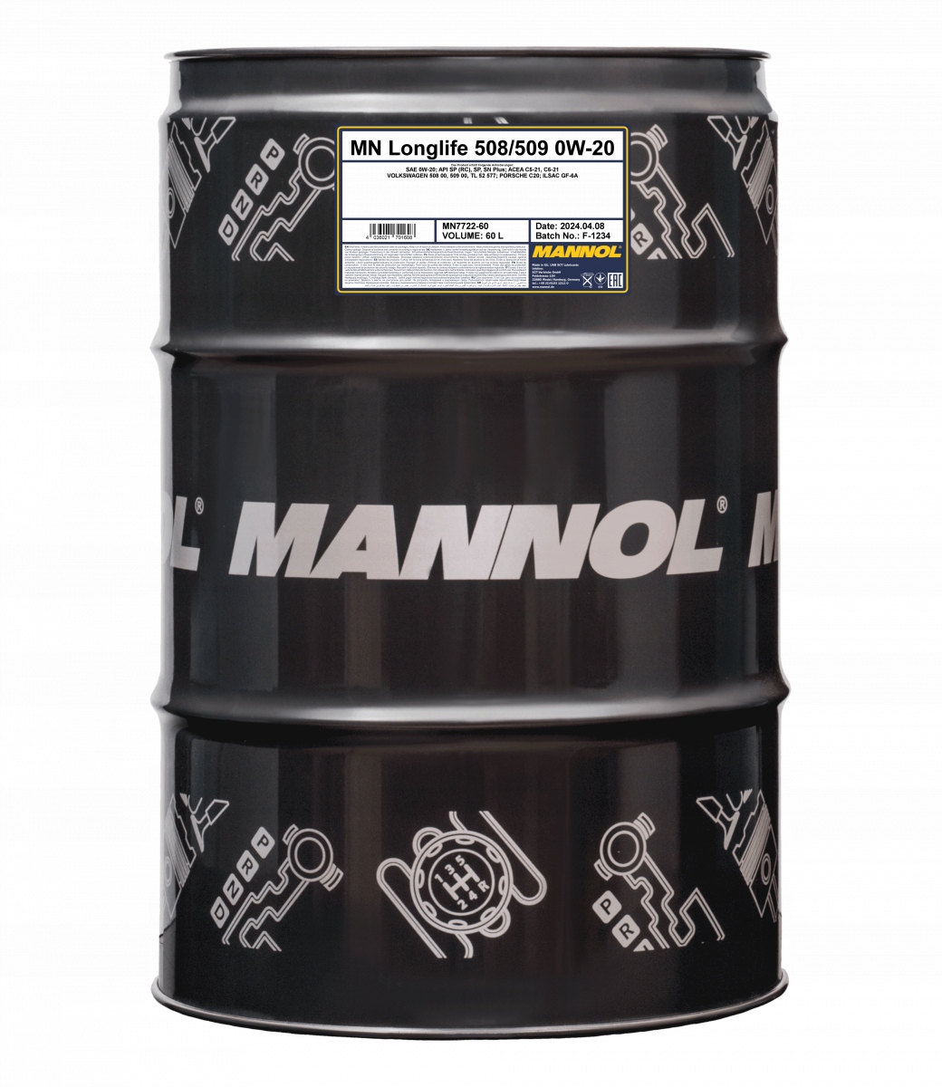 Mannol Longlife 508/509 0W20 60L 7722