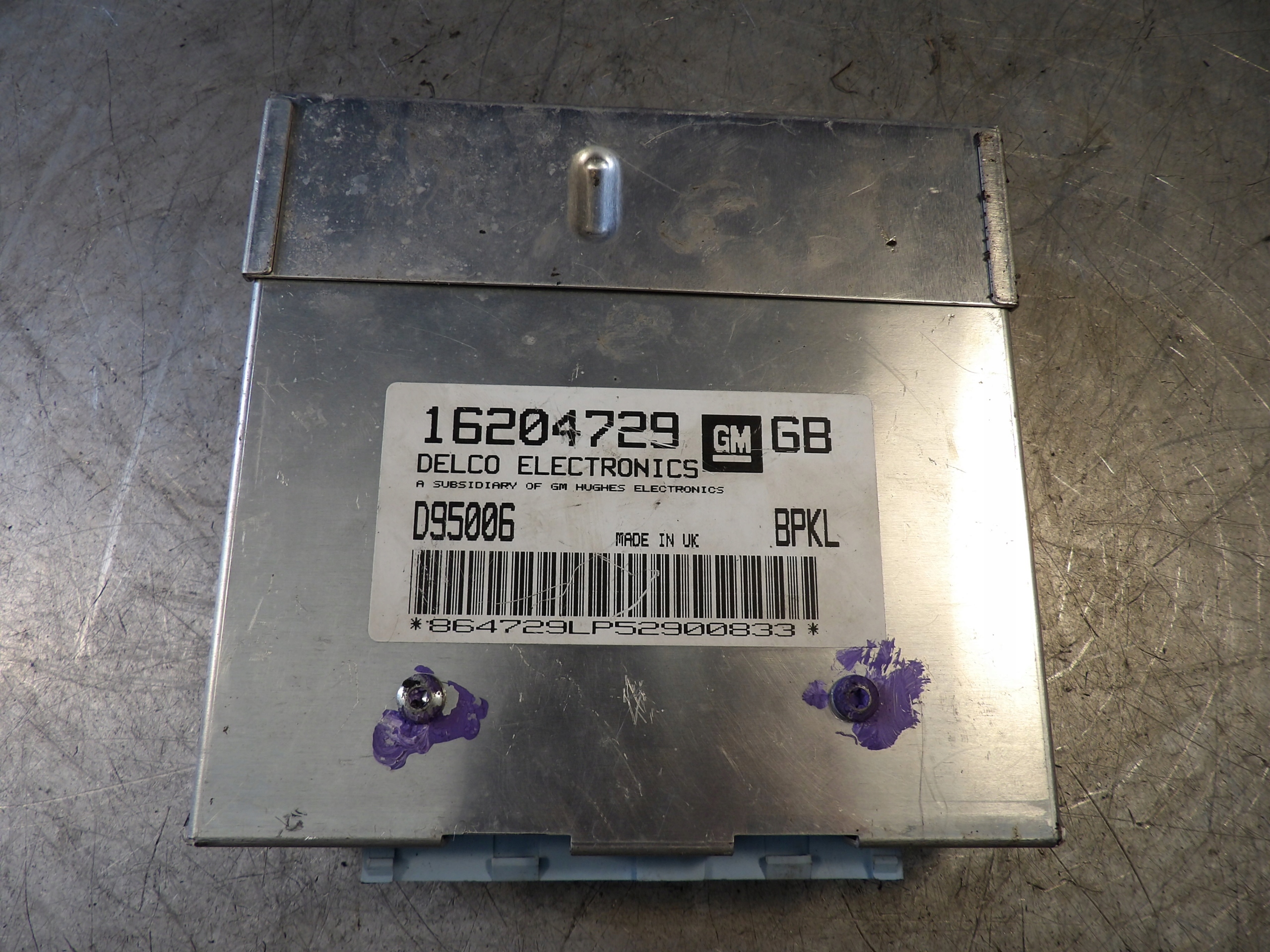 COMPUTER OPEL ASTRA F 16204729 BPKL D95006