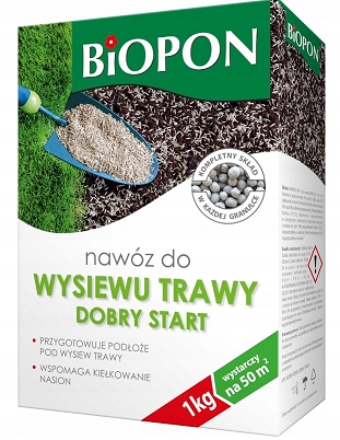 

Biopon Nawóz Do Wysiewu Trawy Dobry Start Granulat