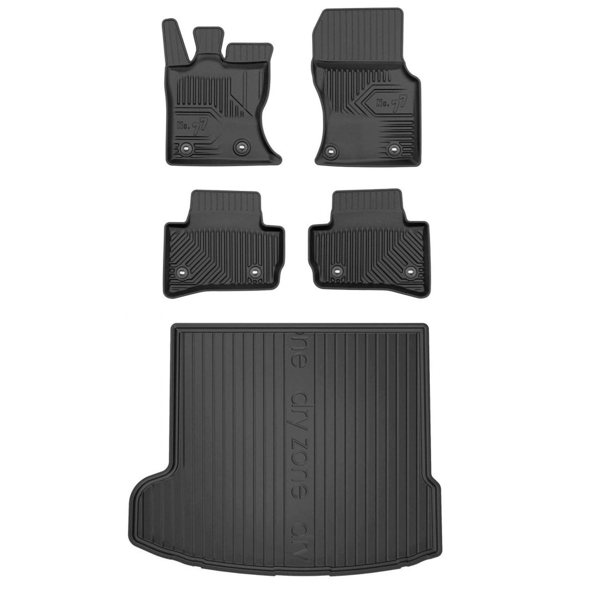 Gumová sada koberčekov a rohože Jaguar F-Pace 2016-2020 pred faceliftom