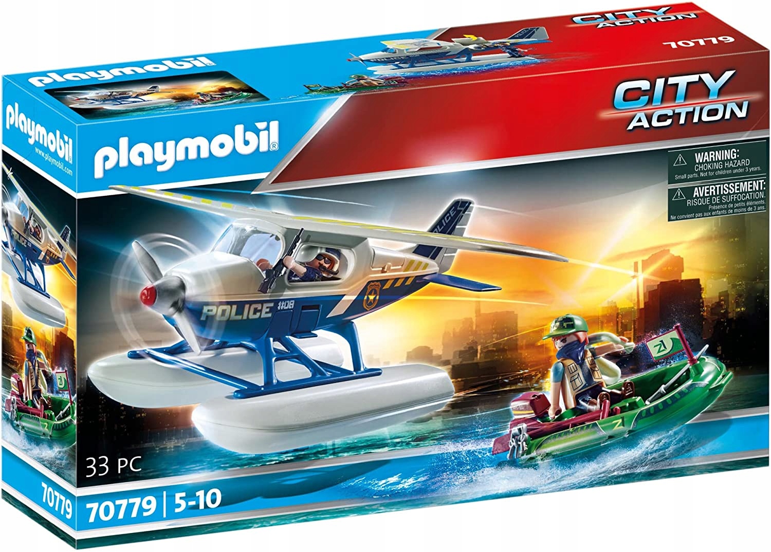 

Playmobil 70779 Policyjny samolot wodny