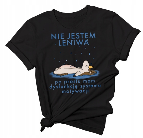 

Koszulka z zabawnym nadrukiem 5XL