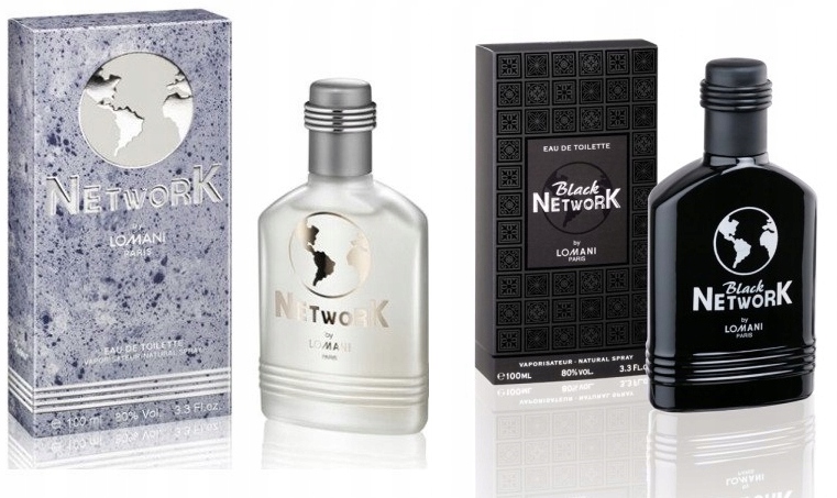 Lomani Network Black Network 100 ml toaletní voda pro muže