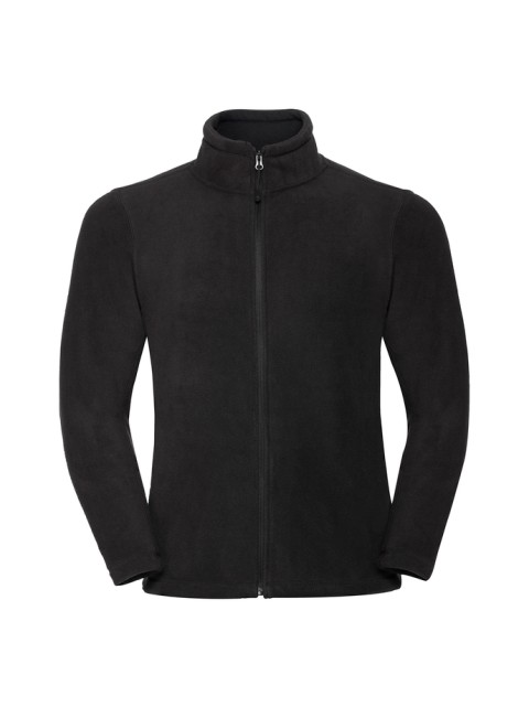Pánský fleece na zip Russell Černý XXL