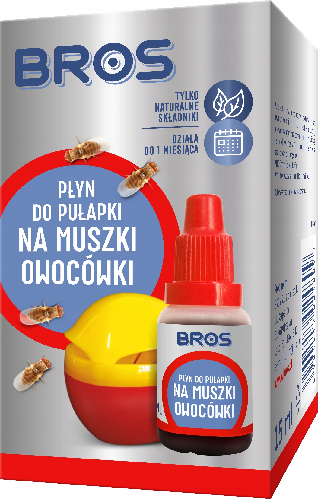 

Płyn do pułapki na muszki owocówki Bros 15ml
