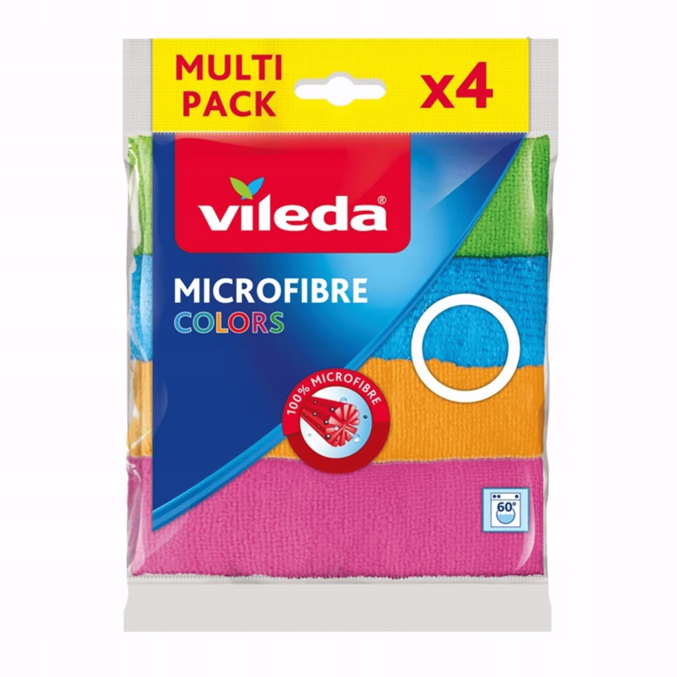 

Ściereczka Vileda mikrobibra colors 4szt.