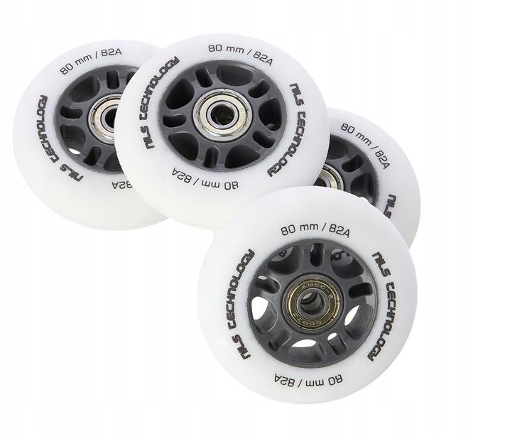 

Zestaw kółek do rolek 80mm Łożyska Abec 9 Nils