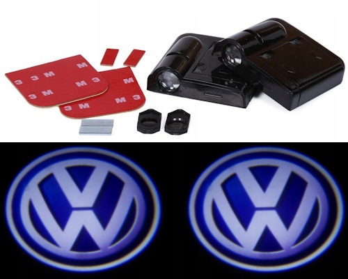 

Led Logo Vw Projektory drzwi Hd Bezprzewodowe
