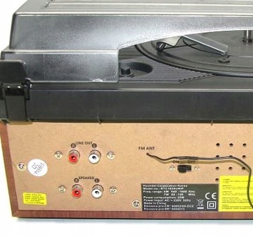 Wieża Gramofon HYUNDAI CD USB MP3 WMA SD RIP Napęd paskowy