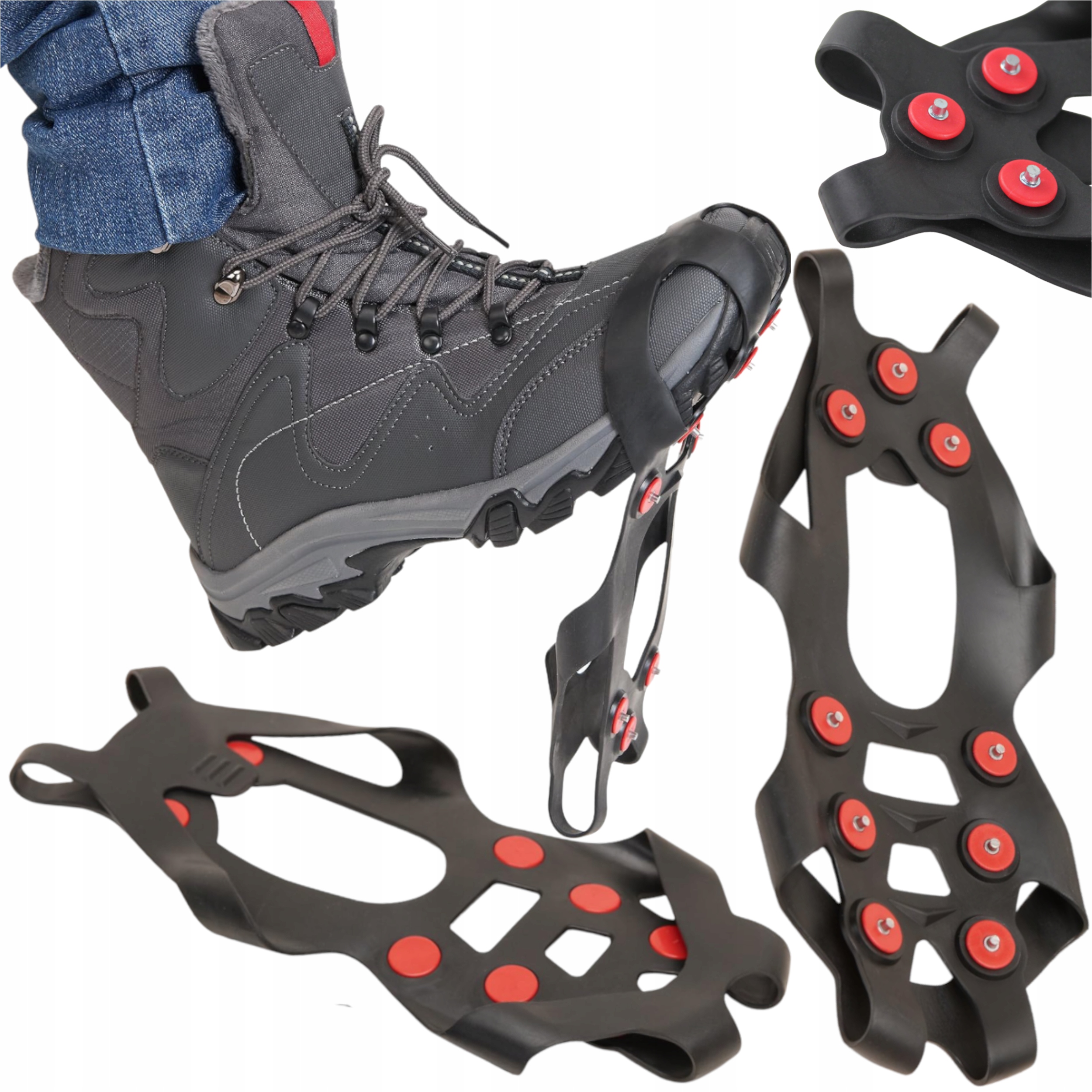 Protiskluzové Návleky Na Boty S Kolíky Na Zledovatělé Chodníky 41-45 Led