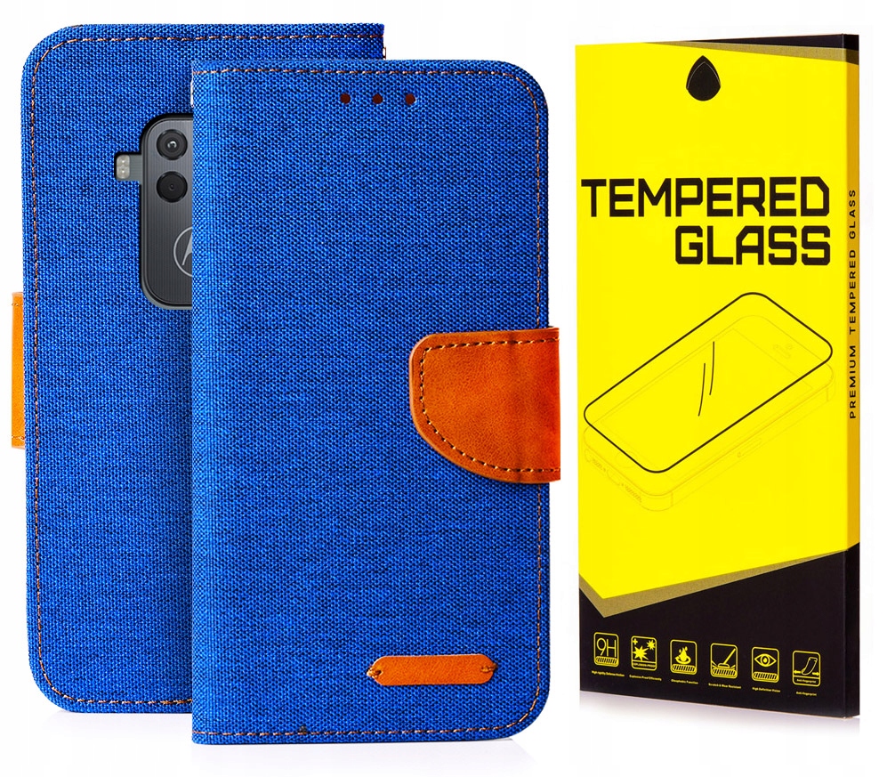 

Etui Portfel Canvas do Motorola One Zoom