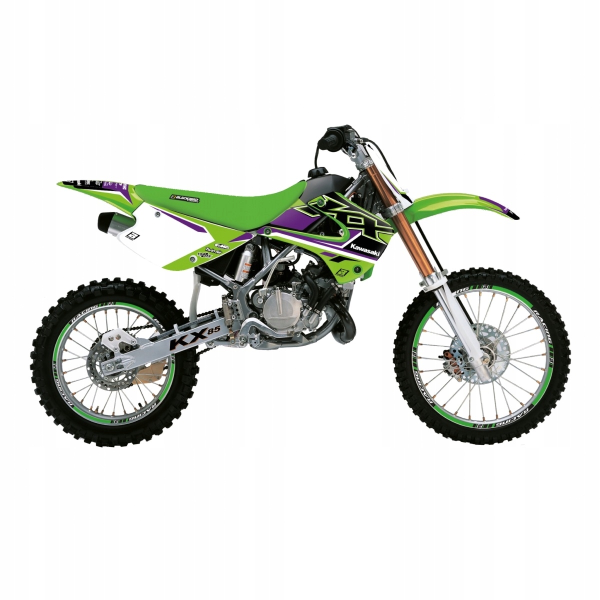 Blackbird Sada Nálepiek (oklein) Kawasaki Kx 85 '01-'13 Dream 5 Farba Zi