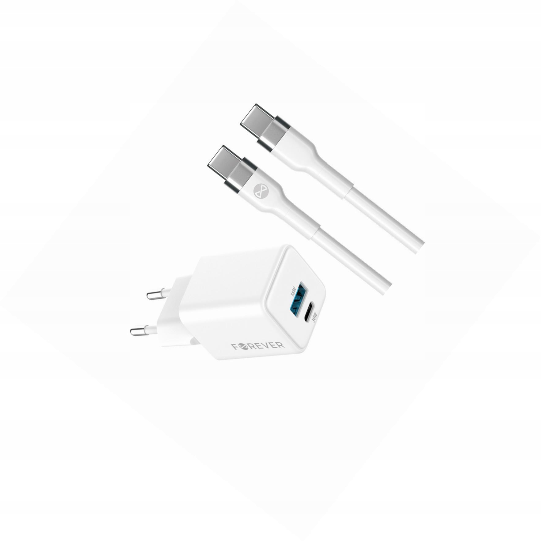 Szybka ładowarka GaN 30W Usb i Usb-c z kablem do Xiaomi Redmi Note 11 Pro